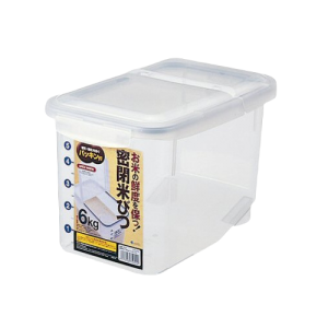 ASVEL 米缸 附量杯 附輪(6kg)